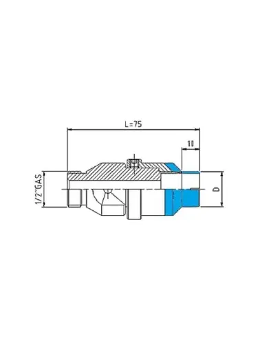 Wiertło L75 STD fazownik regulowany