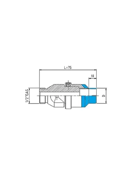 Wiertło L75 STD fazownik regulowany
