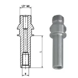 Przedłużka 1/2" GAS - M12/M18 LEWY GWINT