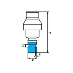 Frez trapezowy 14mm L75